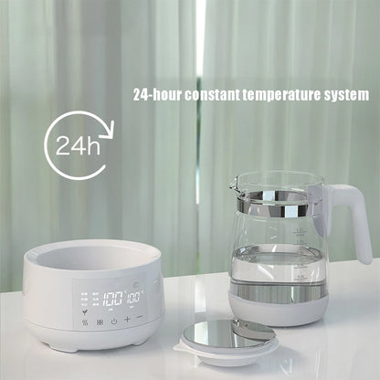 220V Smart Baby Milk Warmer 1.2L – 24H Keep Warm, Thermostatic Kettle