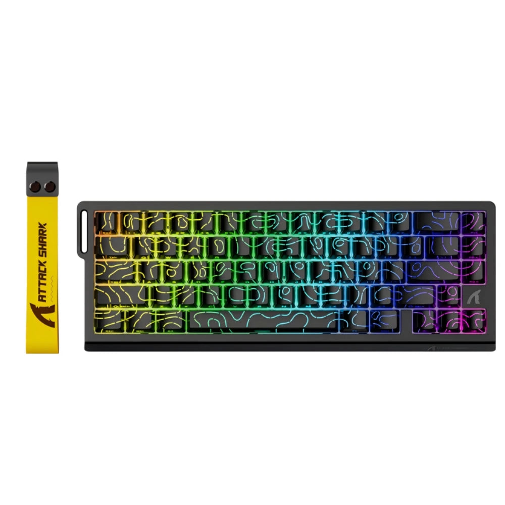 Attack Shark X68 HE Gaming Keyboard – Magnetic Hall Effect, 0.01mm Rapid Trigger, 8000Hz, 68-Key