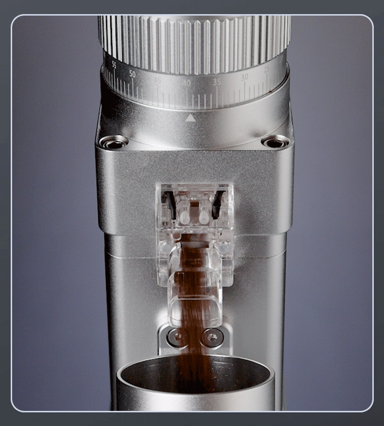 STARSEEKER E55Pro Electric Coffee Grinder – 55MM Titanium Cone Burr, Stepless Adjustment