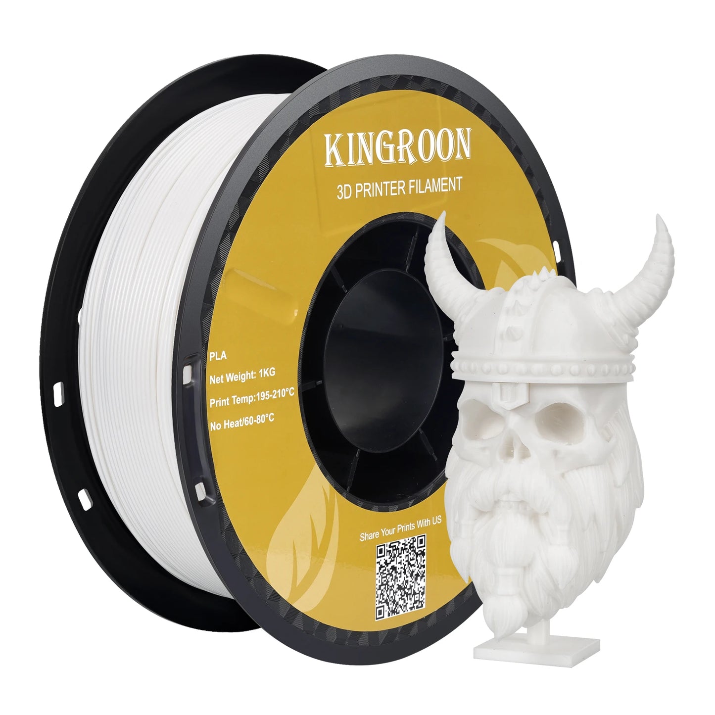 Multicolor PLA 3D Printer Filament – 10KG, 1.75mm, 10 Rolls x 1KG, Free Shipping