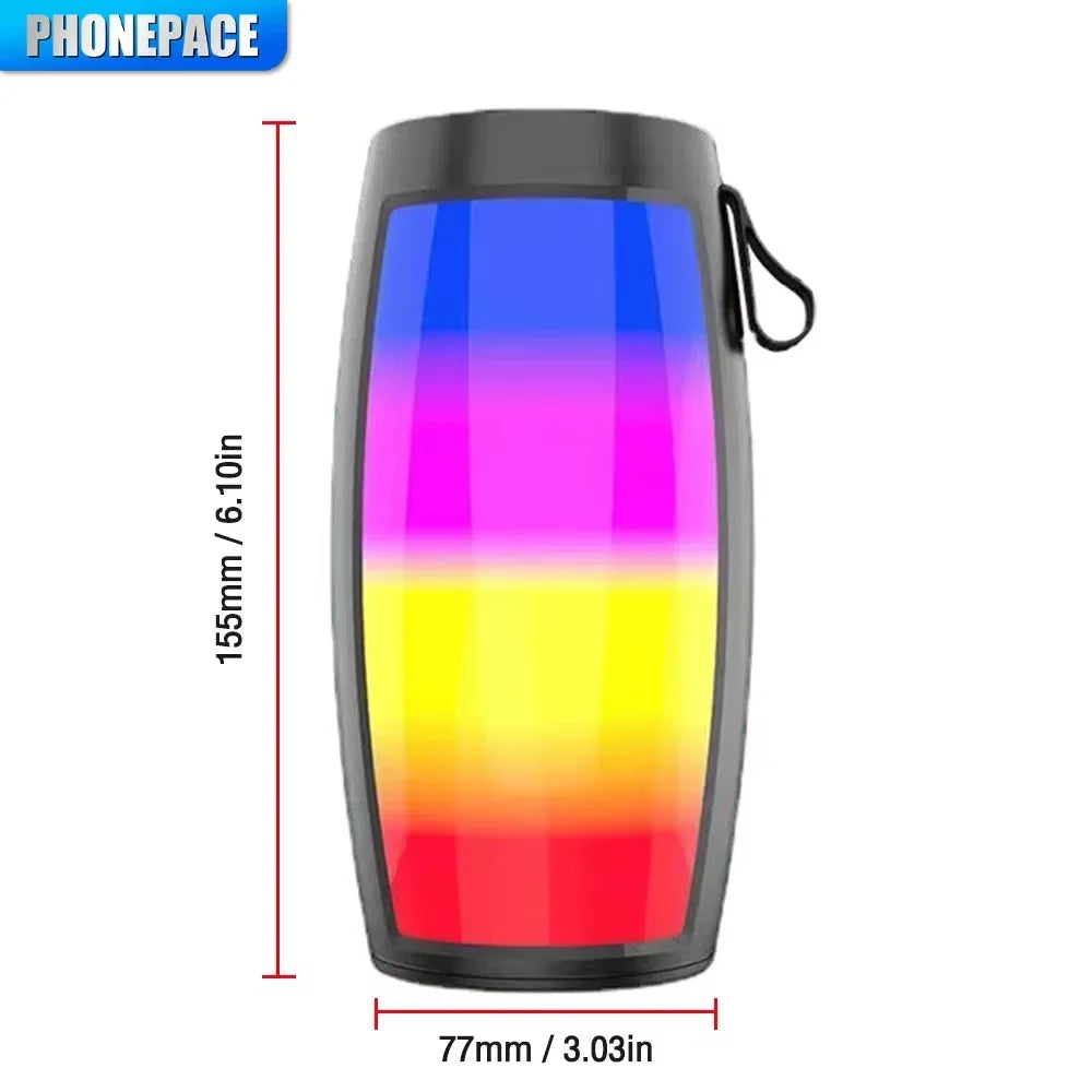 Bluetooth Wireless Portable Speaker – Powerful Subwoofer, Bass, LED Lights & Car Audio