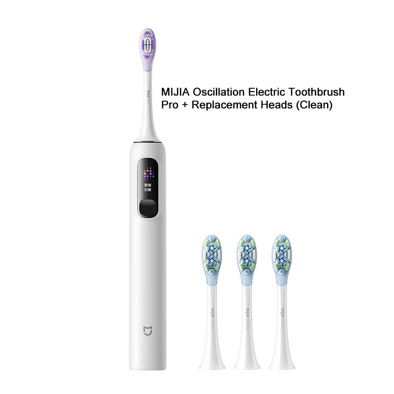 MIJIA Sonic Electric Toothbrush Pro – Smart 4 Modes, LED Screen, Travel Lock, IPX8, Long Battery Life