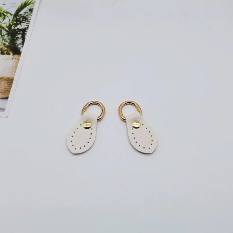 2-Pack PU Leather Bag Buckle Straps with Metal D-Ring - DIY Bag Accessories