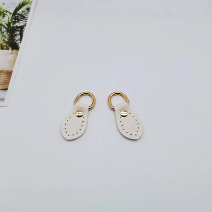 2-Pack PU Leather Bag Buckle Straps with Metal D-Ring - DIY Bag Accessories