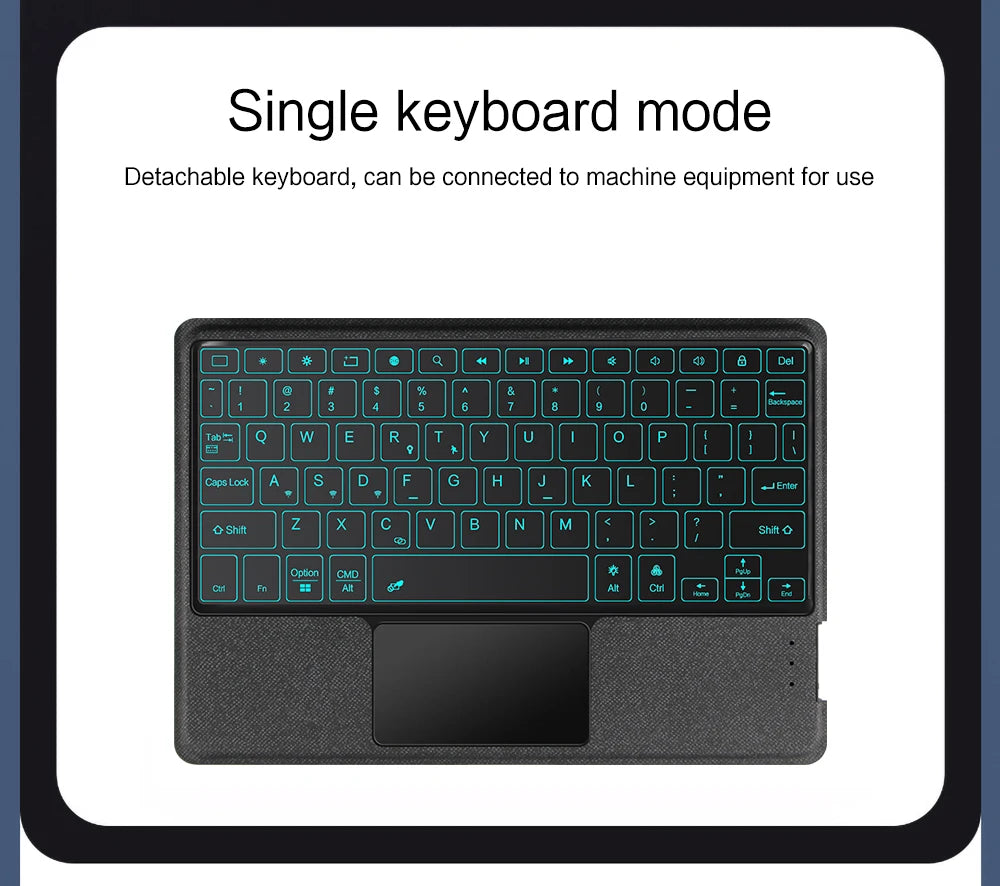 Detachable Magic Keyboard For Xiaomi Pad 7 MIPad7 Case Pencil Holder for Xiaomi Pad 7 Pro Mi Pad 7 2024 11.2" Tablet Cover Case