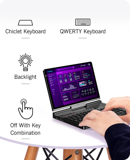 GPD Pocket 4 2025 Mini Laptop – 8.8" 2K 144Hz, AMD AI 9 HX 370, 16–64GB RAM, 1–2TB SSD, Win11