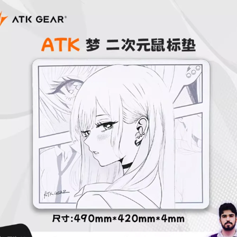 ATK Kong Xsoft Esports Mouse Pad – PORON Base, Anti-Slip, for 60–80% Keyboards
