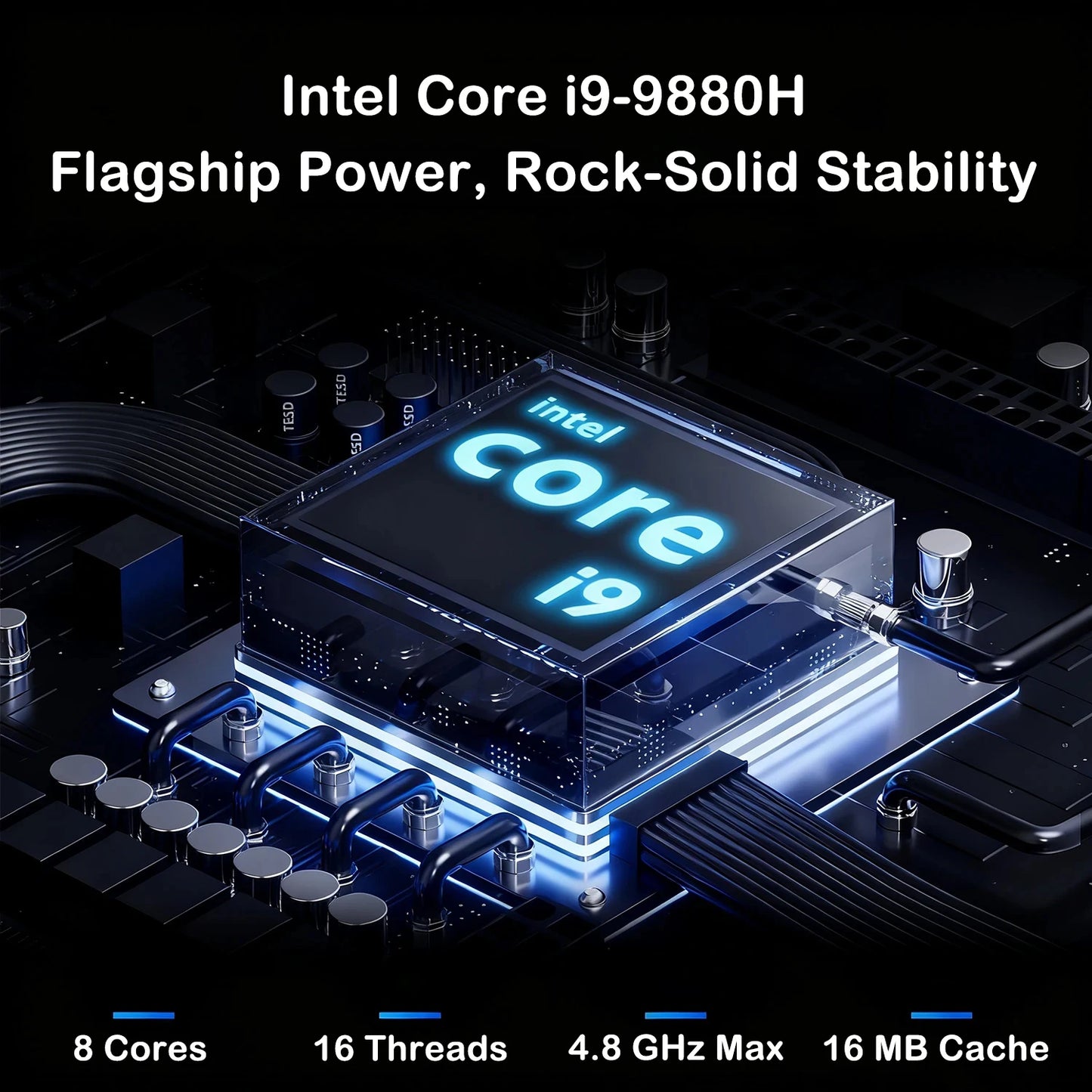 Ultra Slim Laptop 15.6" – Intel Core i9-9900, 32GB RAM, 2TB SSD, Windows 11 Pro, Full HD