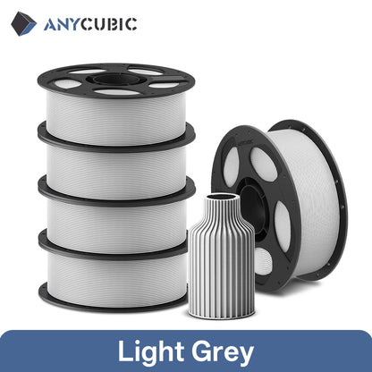ANYCUBIC PLA 3D Printer Filament – 5KG / 1.75mm, Eco-Friendly, EU & US Warehouse, For Kobra S1C / K3C