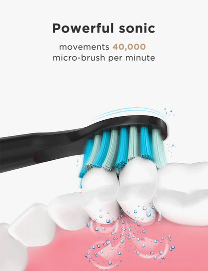 Fairywill FW-D7 Sonic Electric Toothbrush | 5 Modes | USB | Smart Timer | Travel Case