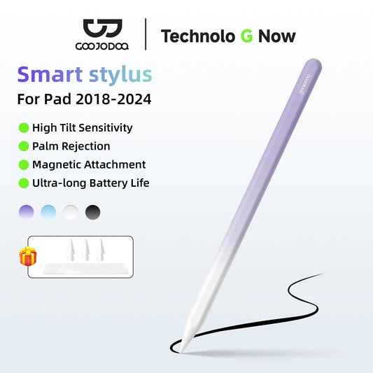 GOOJODOQ GD13 Stylus Pen for iPad – Wireless Charging, Air 4/5, Pro 11/12.9, Mini 6