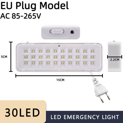 30 LED Emergency Camping Light – USB-C Rechargeable, Multi-Function