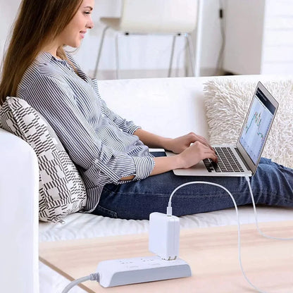 BUCICO USB-C PD Laptop Charger – 61W/87W/96W/118W for MacBook 13"/15", iPad Pro, EU/US/UK/AU Plug