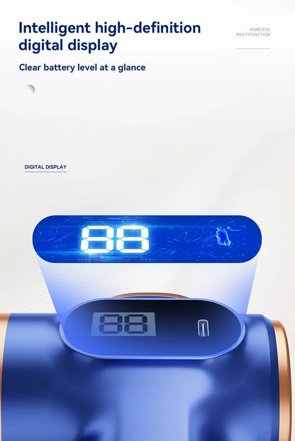XMSJ Cordless Handheld Vacuum Cleaner – Wet & Dry, 120W, LCD, 2H Battery, Home & Car