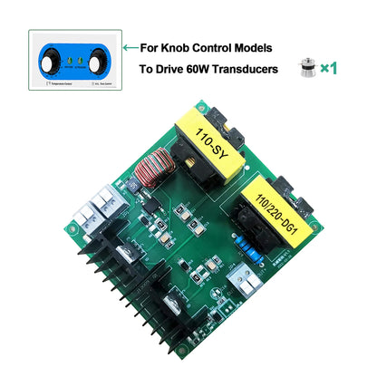 40kHz Ultrasonic Generator PCB Board 60W–180W – Mechanical & Digital Driver for Ultrasonic Cleaner 110V/220V