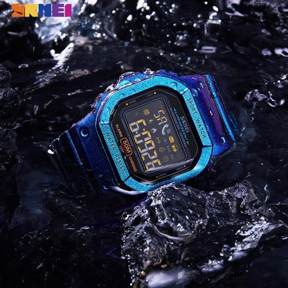 SKMEI 1629 Bluetooth Sport Digital Watch – Pedometer, Calorie Tracker for iPhone, Huawei, Xiaomi