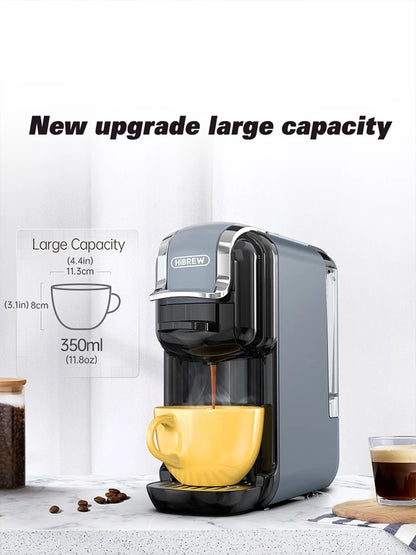 HiBREW H2B 5-in-1 Multiple Capsule Coffee Machine – 20Bar, Nespresso, Dolce Gusto & More