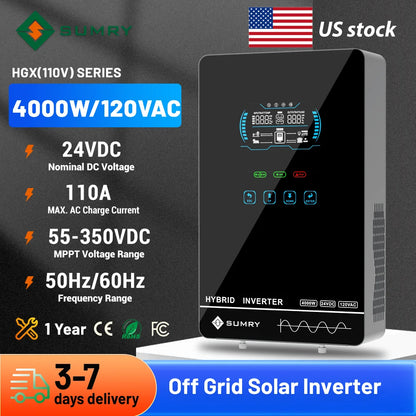 Sumry 4KW Off-Grid Solar Inverter with MPPT Charger
