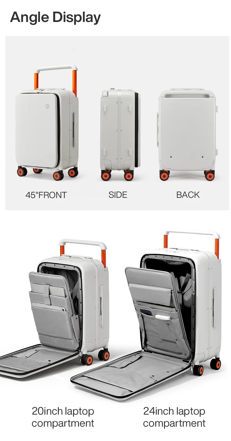 Mixi M9275 Aluminum Frame Hardside Suitcase 2026