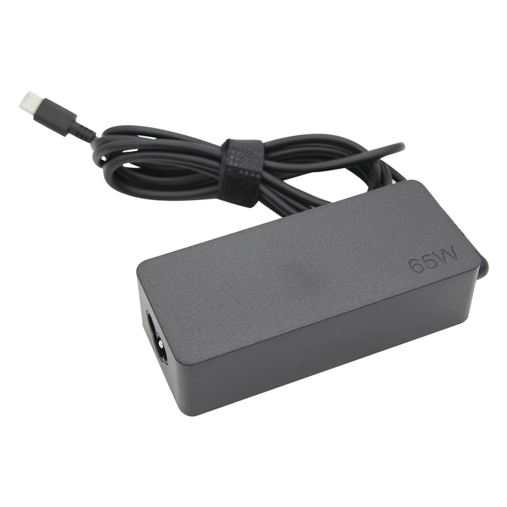 LZUMWS 65W USB-C Power Adapter for Lenovo ThinkPad – 20V 3.25A, CE/FCC/RoHS, EU/UK/US/AU/BR Plug