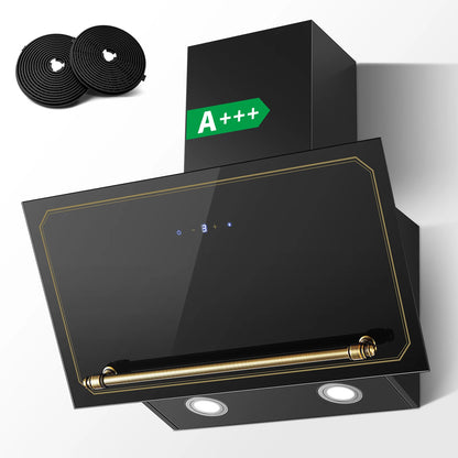 60cm Retro Wall Hood | 400m³/h Suction | A+++ | LED | Dual Filter