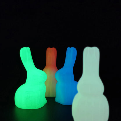 Glow-in-the-Dark PLA Filament – Luminous Purple, Green, Blue & Rainbow, 1.75mm for 3D Printers