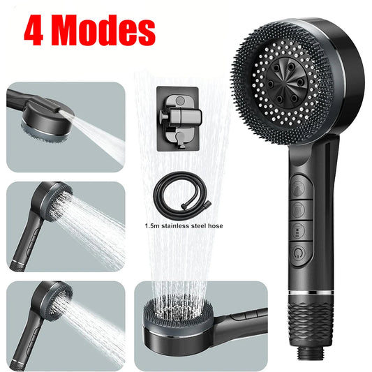 VILOYI 4-Mode Self-Cleaning Shower Head – High Pressure Filter Showerhead