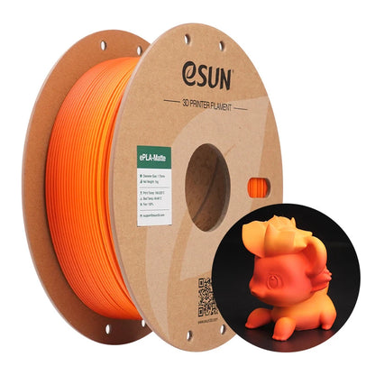 eSUN Rainbow Matte PLA Filament 1.75mm 1KG – For Bambu Lab & FDM Printers