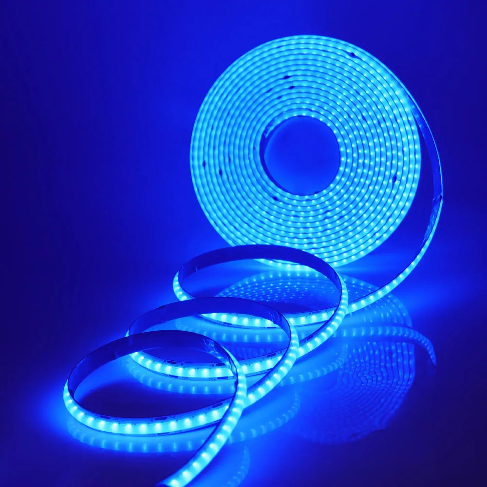 WiFi Bluetooth RGB COB LED Strip Light – 576 LEDs, 24/44 Key Remote, Flexible Tape Kit