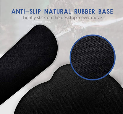Memory Foam Wrist Rest Mouse Pad – Superfine Fibre, Ergonomic, for Gaming & Office