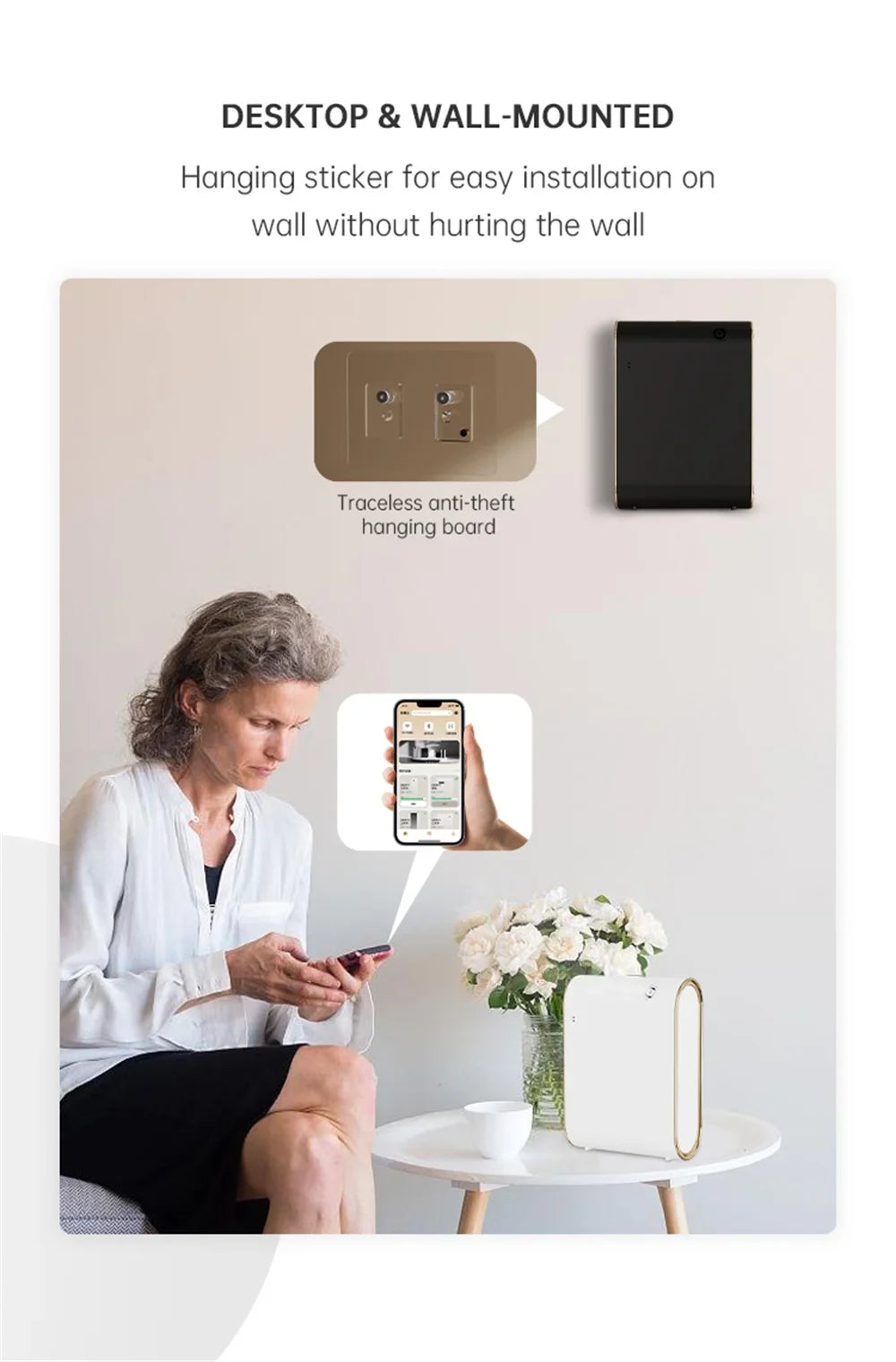 Smart Waterless Scent Diffuser – Air Freshener for Home & Hotel, Room Fragrance Machine