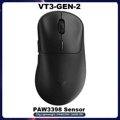 Rapoo VT3 GEN-2 Wireless Gaming Mouse – 53g, 8KHz, 26000DPI, 10 Buttons