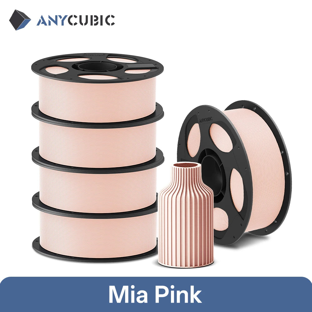 ANYCUBIC PLA 3D Printer Filament – 5KG / 1.75mm, Eco-Friendly, EU & US Warehouse, For Kobra S1C / K3C
