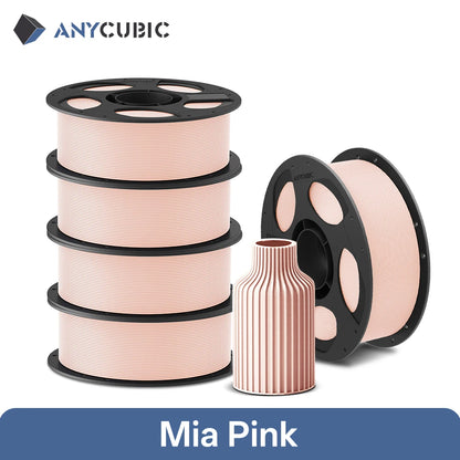 ANYCUBIC PLA 3D Printer Filament – 5KG / 1.75mm, Eco-Friendly, EU & US Warehouse, For Kobra S1C / K3C