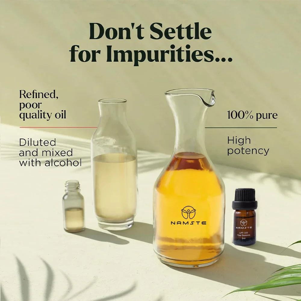 100% Pure Essential Oil Set 10x5ml – Hotel, Floral, Perfume & Mix Scents for Aroma Diffuser