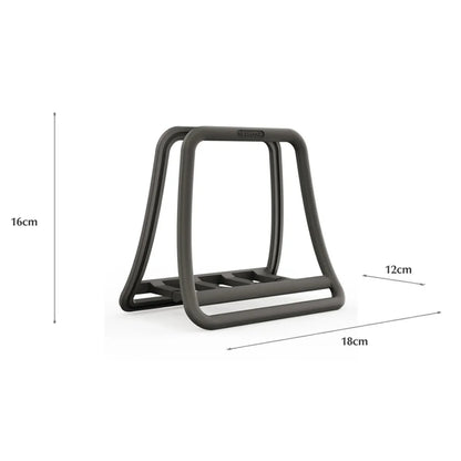 Vertical Laptop & iPad Stand – Gravity-Based, Multi-Device Desktop Holder, ABS Plastic