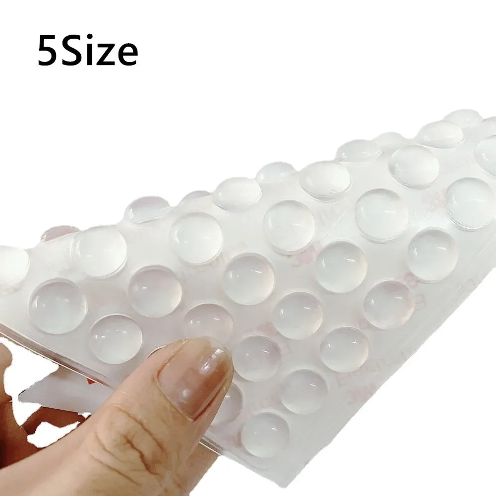 Self-Adhesive Rubber Door Bumpers & Cabinet Pads – 100pcs