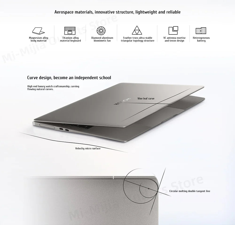 Honor MagicBook Art 14 Snapdragon Edition – X Elite, 32GB+1TB, 3.1K, 1kg Ultra-Thin