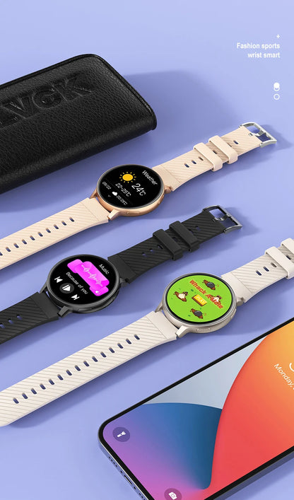 LIGE Bluetooth Smart Watch for Women – Custom Dial, Sport Fitness Tracker, iOS & Android (2026)