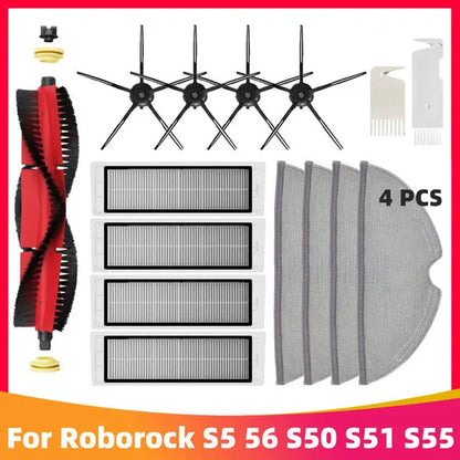 Roborock S5 MAX / S6 MAX / S6 MAXV Accessories | HEPA Filter, Brush, Mop, Water Tank