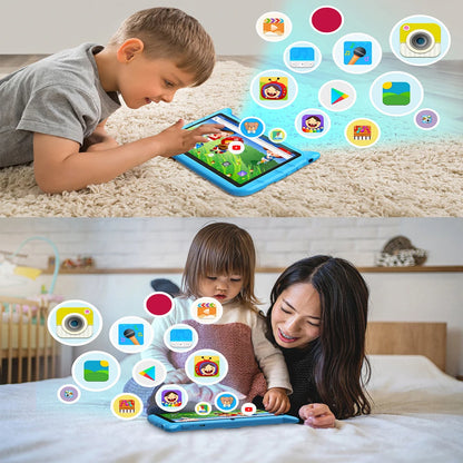 BDF 7" Kids Tablet | Android 13 | 4GB+64GB | 5G WiFi | 4000mAh | Dual Camera | CE FCC RoHS