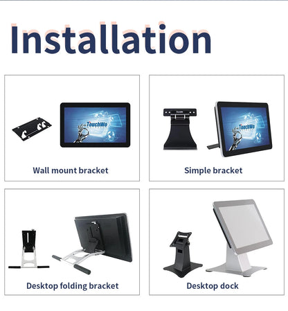 Industrial Touch Panel PC 15.6"/17.3"/18.5" – Android 11/Win 10, Waterproof, Wall Mount