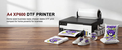 A4/A3 DTF Printer with DTF Oven – XP600, Direct to Film for T-Shirts & Clothes