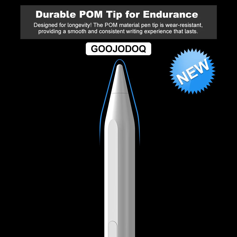 iPad Stylus Pen – Wireless Charging, Palm Rejection, Tilt Sensitivity for iPad Pro, Air, Mini