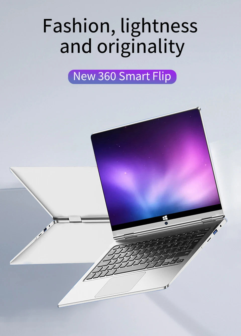 2-in-1 Laptop 11.6" Touch Screen – Intel Core i7-8500Y, 8GB RAM, 1TB/2TB SSD, Windows 11, 360° Flip