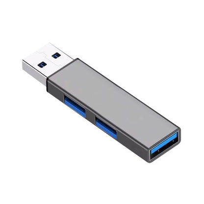 QXNF 3-Port Mini USB Hub — USB 3.0 + 2x USB 2.0 Expander Dongle