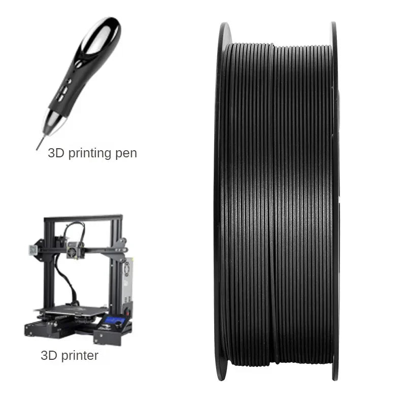 Carbon Fiber PLA Filament 1.75mm – High-Accuracy +/-0.02mm, 1KG / 250G Spool