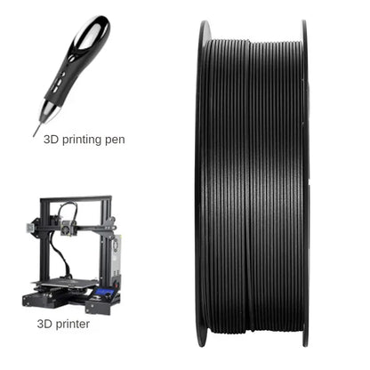 Carbon Fiber PLA Filament 1.75mm – High-Accuracy +/-0.02mm, 1KG / 250G Spool
