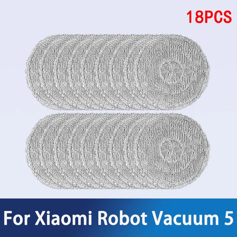 Xiaomi Robot Vacuum 5 / OV31GL Replacement Parts | Main Brush, Side Brush, HEPA Filter, Mop, Dust Bag