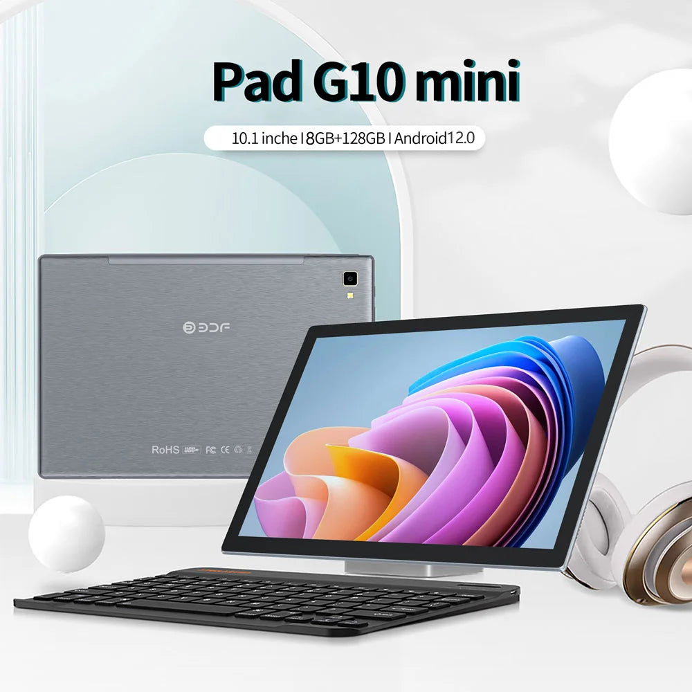 4G LTE Tablet 10.1" – 5G WiFi, Dual SIM, Octa Core, 8GB+128GB, 5000mAh, Android 12